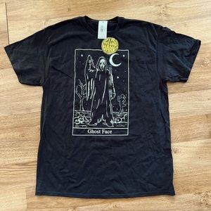 Ghost Face Black Graphic Tee